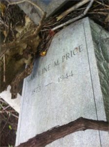 Carolyn Marqueze Halliday Price headstone at Mount Moriah Cemetery in Philadelphia, Pennsylvnia