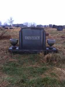 William Cusick aka "Micky Duffy" headstone