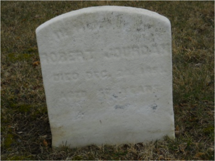 Robert Jordan headstone at Mount Moriah Cemetery in Philadelphia, Pennsylvania