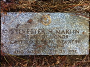 Sylvester Hopkins Martin headstone at Mount Moriah Cemetery in Philadelphia, Pennsylvania